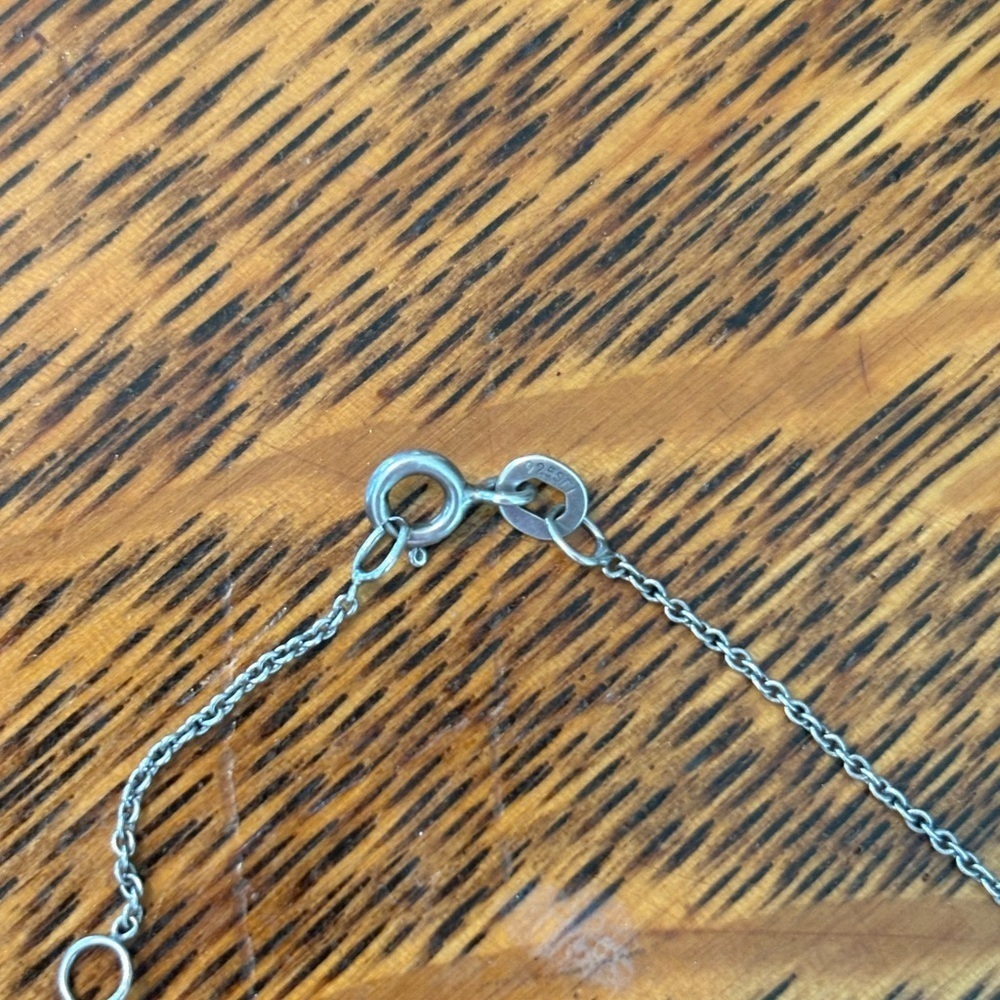 Silver 925 Anchor Necklace - Picture 3 of 6